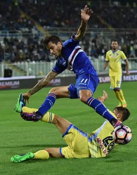 Fa tutto Campagnaro, pari Samp. Finisce 1-1 a Pescara il secondo anticipo del sabato.