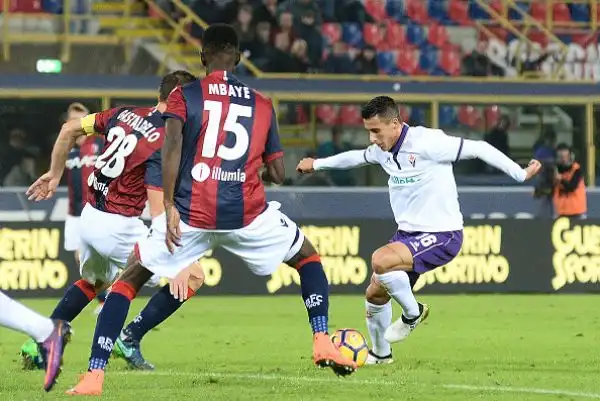 Kalinic stende il Bologna. La Fiorentina vince 1-0 il derby dell'Appennino.