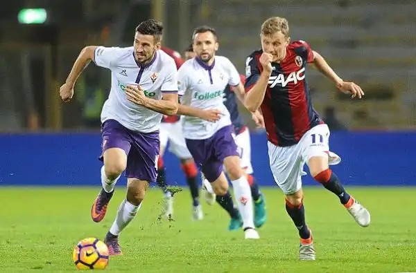 Kalinic stende il Bologna. La Fiorentina vince 1-0 il derby dell'Appennino.