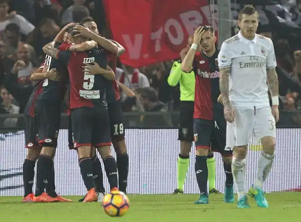 Il Genoa schianta il Milan nell'anticipo della decima giornata di serie A: Ninkovic, Pavoletti e l'autogol di Kucka riportano sulla Terra i rossoneri di Montella.