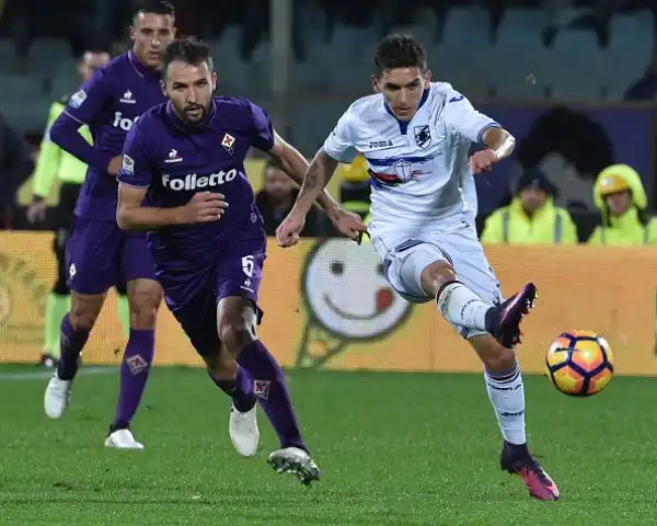 I viola fanno la gara e trovano il vantaggio al 37' grazie un tiro-cross di Bernardeschi. I gigliati sfiorano in più occasioni il raddoppio, ma al 57' Muriel pareggia con un bel colpo di testa.