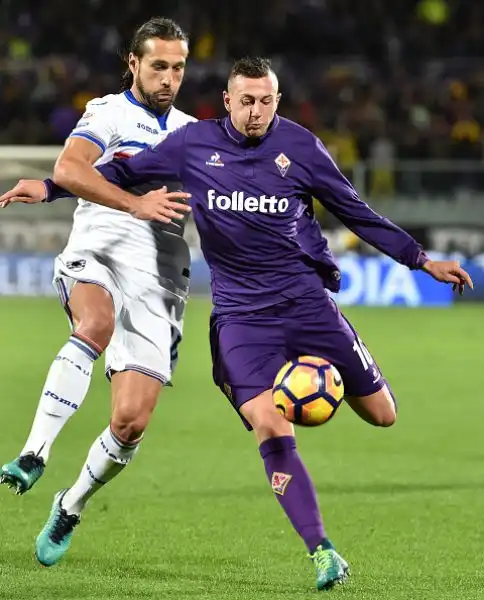 I viola fanno la gara e trovano il vantaggio al 37' grazie un tiro-cross di Bernardeschi. I gigliati sfiorano in più occasioni il raddoppio, ma al 57' Muriel pareggia con un bel colpo di testa.