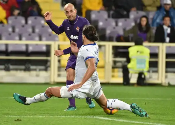 I viola fanno la gara e trovano il vantaggio al 37' grazie un tiro-cross di Bernardeschi. I gigliati sfiorano in più occasioni il raddoppio, ma al 57' Muriel pareggia con un bel colpo di testa.