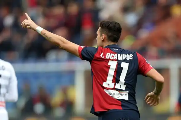 A Marassi partita molto combattuta tra Genoa e Udinese, alla rete del vantaggio ospite di Thereau risponde Ocampos per i padroni di casa.