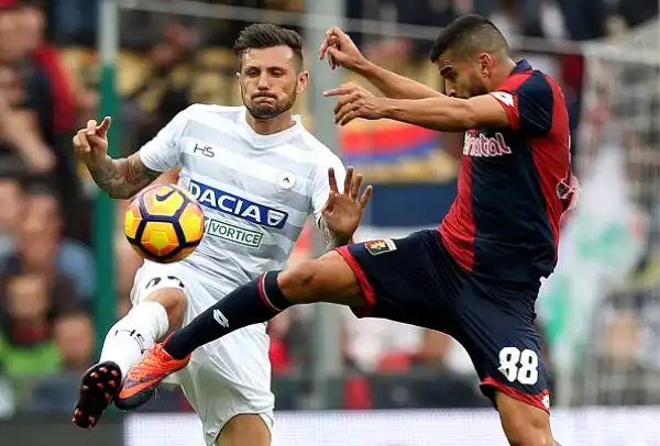 A Marassi partita molto combattuta tra Genoa e Udinese, alla rete del vantaggio ospite di Thereau risponde Ocampos per i padroni di casa.