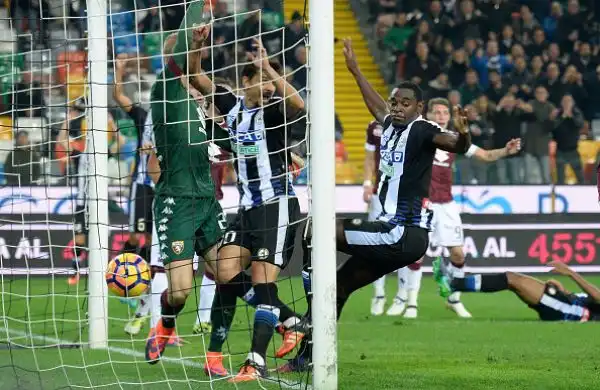 E' finito in parità il posticipo tra Udinese e Torino. In vantaggio con Benassi, i granata si fanno rimontare e superare da Zapata e Thereau, prima del pareggio di Ljajic.