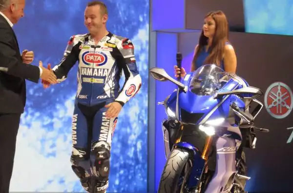 C'era anche il Dottore a Milano all'evento "To the Max" in cui è stata presentata la linea di moto Yamaha.