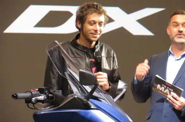 C'era anche il Dottore a Milano all'evento "To the Max" in cui è stata presentata la linea di moto Yamaha.