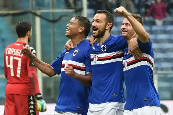 Cuore Samp, Sassuolo rimontato: 3-2! La formazione di Eusebio Di Francesco spreca 2 gol di vantaggio e si fa rimontare a Marassi.