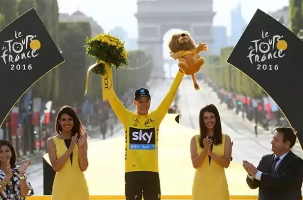Luglio: terzo trionfo in quattro anni per Chris Froome, re del Tour de France.