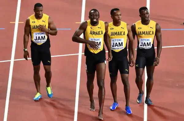 Bolt, ancora uno choc: drammatico infortunio nella 4x100 che ha chiuso la sua carriera. Epilogo amarissimo per il giamaicano, che non conclude la gara.
