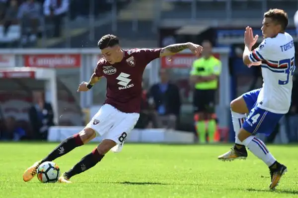 Partita spettacolare a Torino con le due squadre che si dividono la posta in palio. Succede tutto nel primo tempo con le reti di Zapata, Baselli, Belotti e Quagliarella.