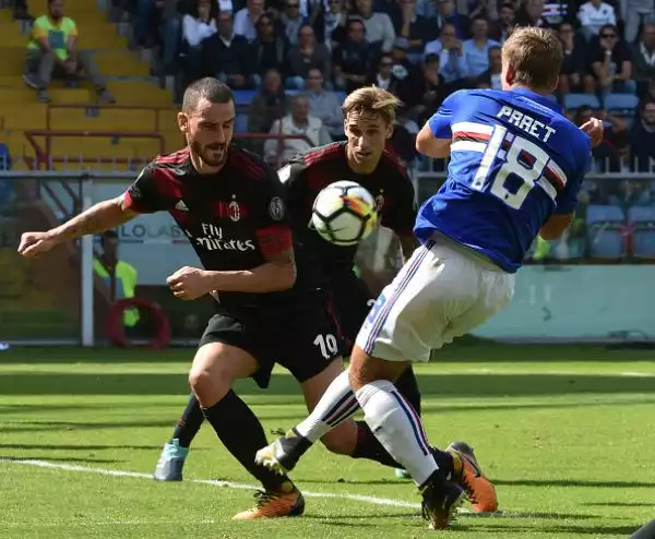 Il Milan cade a Genova con la Sampdoria.