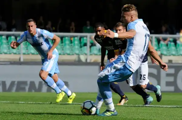 La Lazio stravince a Verona grazie a un super Immobile.