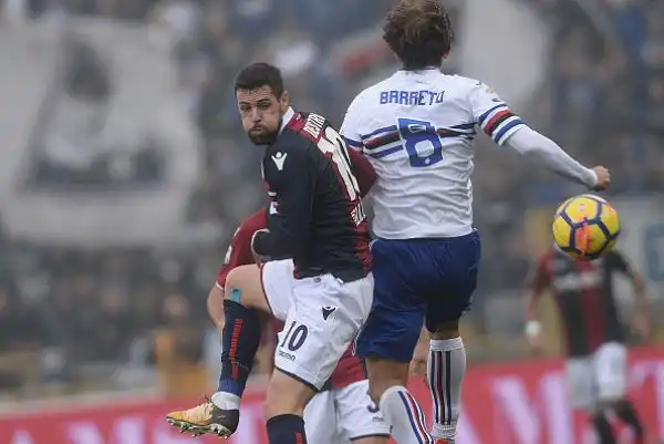 Netta vittoria del Bologna contro la Sampdoria nel primo anticipo di serie A.