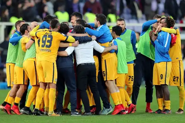 Vittoria pesantissima per Pecchia e i suoi ragazzi in gol a Firenze con  Vukovic, Ferrari e due volte Kean. Di GIl DIas la rete dei padroni di casa.