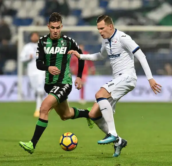 Al Mapei Stadium gli orobici passano in vantaggio nel primo tempo con Masiello e chiudono il match nella ripresa prima con Cristante e poi con Freuler.