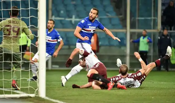 Serie A, Sampdoria-Torino 1-1: sorride solo Giampaolo.  A segno Torreira e Acquah, poi espulso: i granata restano a -5 dai blucerchiati.