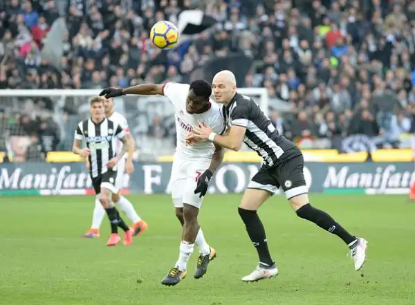 Dopo tre vittorie consecutive, il Milan di Gattuso pareggia ad Udine per 1-1