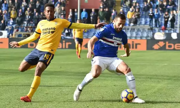 A Marasi i blucerchiati piegano gli Scaligeri nella ripresa con una rete di Barreto e un rigore di Quagliarella.