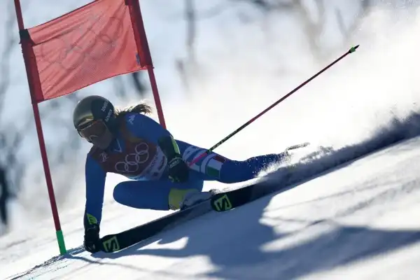 La piemontese Marta Bassino, ottima 5° alla sua prima Olimpiade.