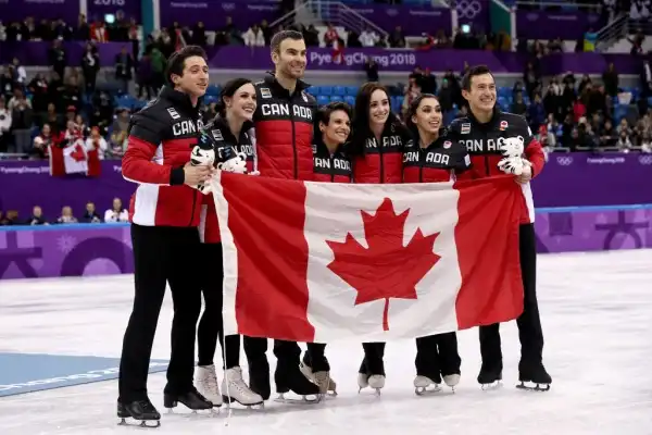 Autentici mattatori del concorso a squadre di pattinaggio, il Canada è medaglia d'oro con merito davanti agli Atleti Olimpici di Russia e agli Stati Uniti