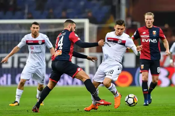 A Marassi vince la squadra di Ballardini dopo una partita tesa e vibrante. Padroni di casa avanti con Lapadula, raggiunti da Barella, ma il gol vittoria è del portoghese Medeiros nel finale di gara.