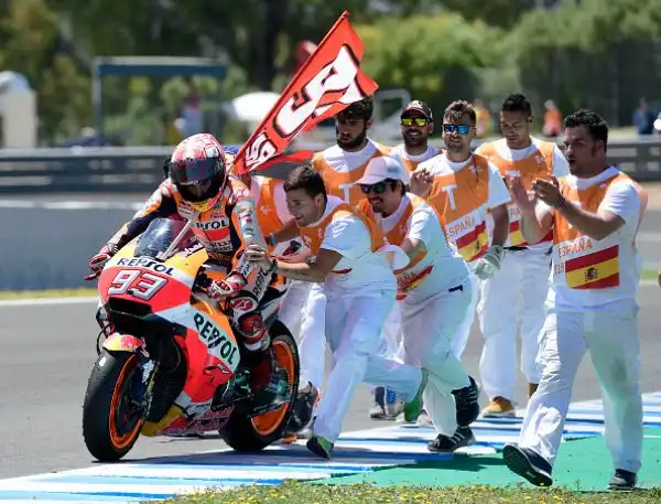 Valentino Rossi solo quinto nel Gran Premio di Spagna.