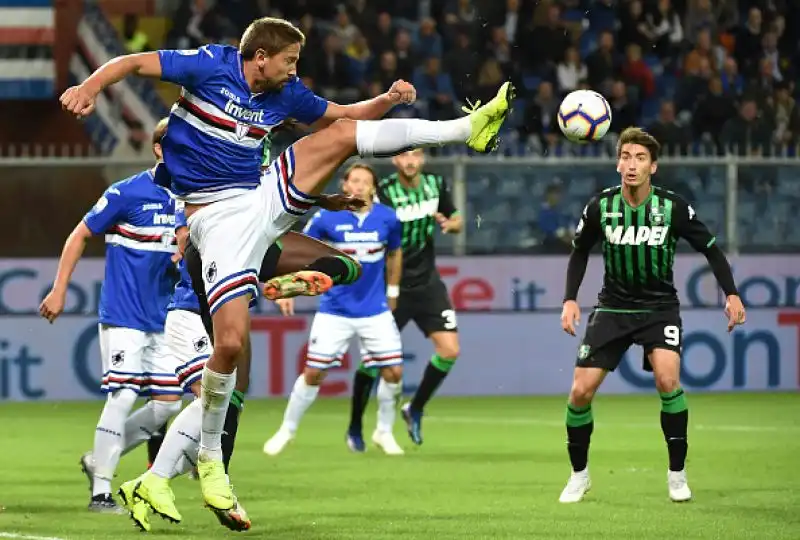 Vince lequilibro e lorganizzazione delle difese fra Sampdoria e Sassuolo, che termina 0-0.