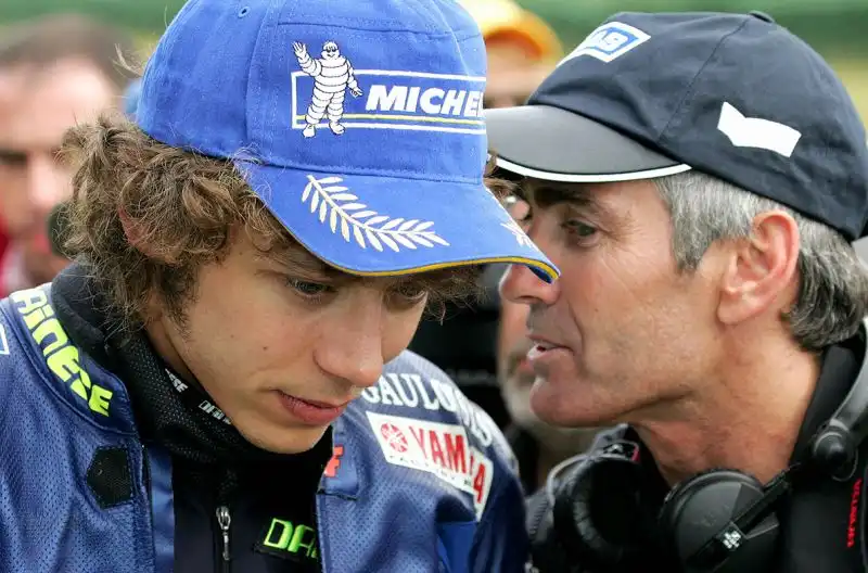 Valentino Rossi con Mick Doohan.