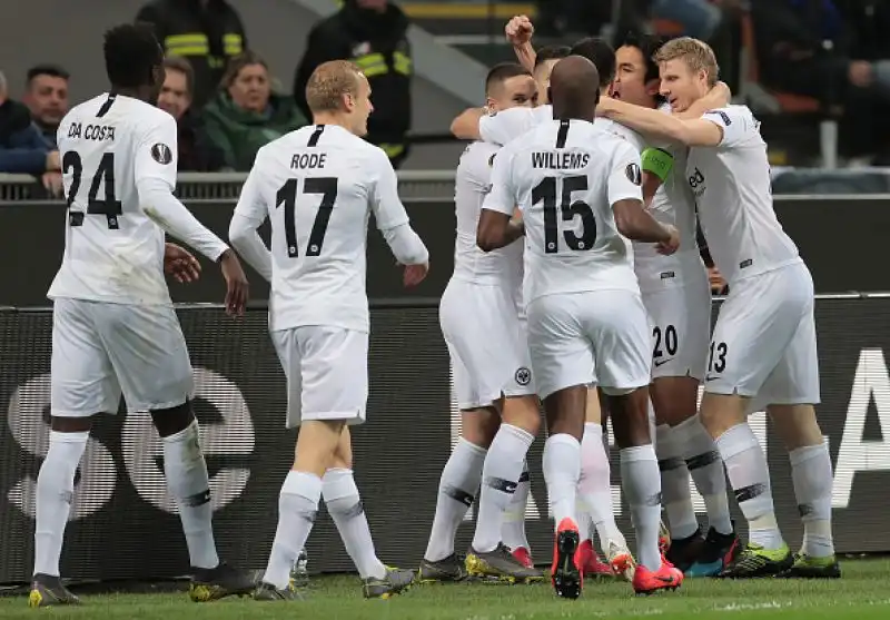 'Eintracht Francoforte passa 1-0 a San Siro e accede ai quarti di Europa League.