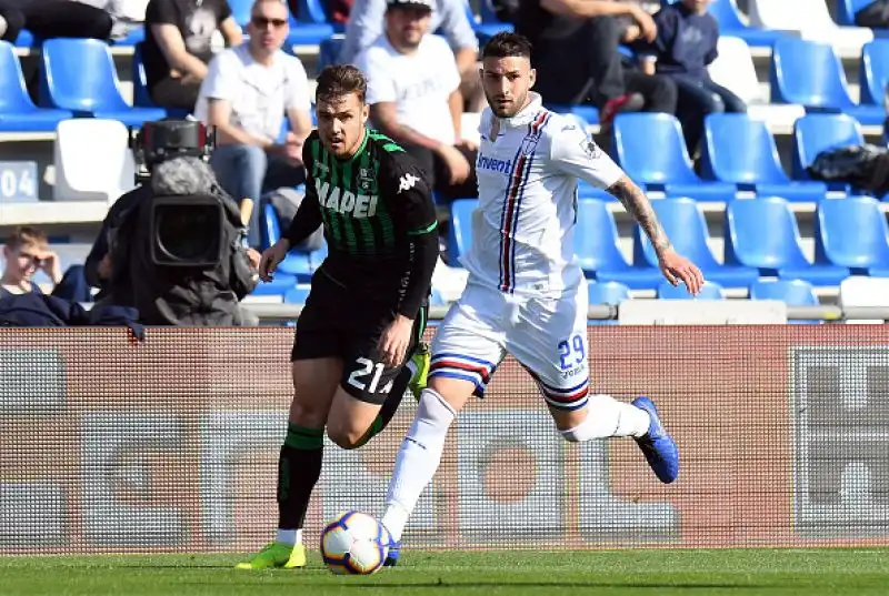 La Sampdoria si è imposta per 5-3 a Reggio Emilia contro il Sassuolo nel primo anticipo della ventottesima giornata di serie A