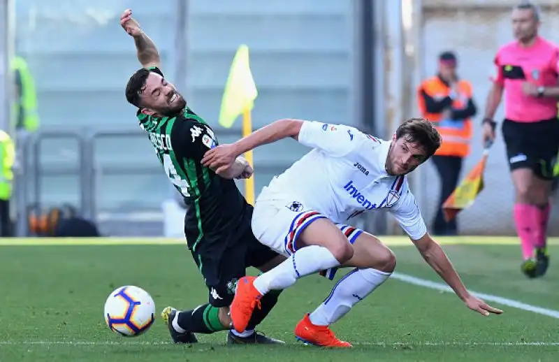 La Sampdoria si è imposta per 5-3 a Reggio Emilia contro il Sassuolo nel primo anticipo della ventottesima giornata di serie A