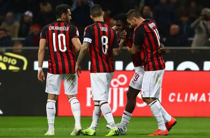 Dopo un buon primo tempo dei biancocelesti nella ripresa cresce il Milan che trova il gol vittoria con un rigore di Kessie.