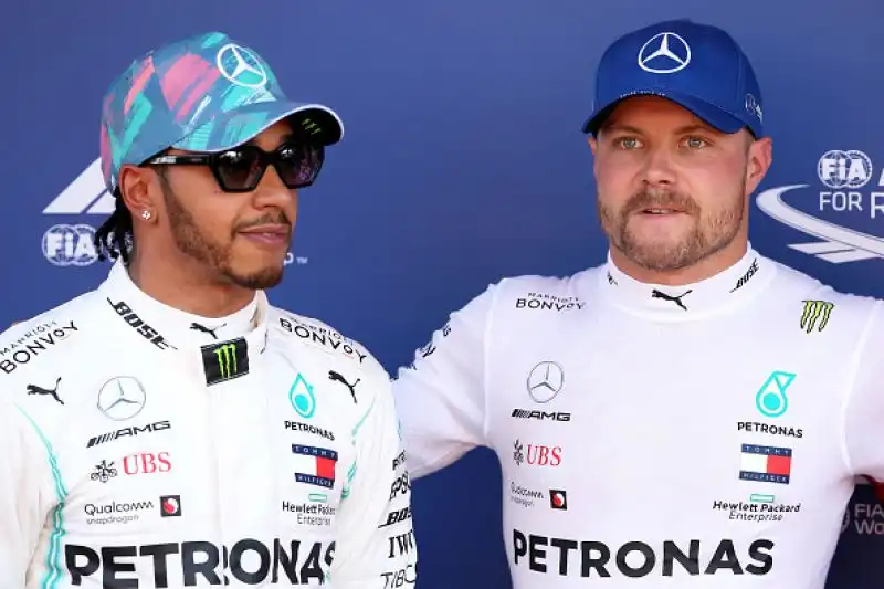 Alle spalle del finlandese il compagno di squadra Hamilton e il ferrarista Vettel.