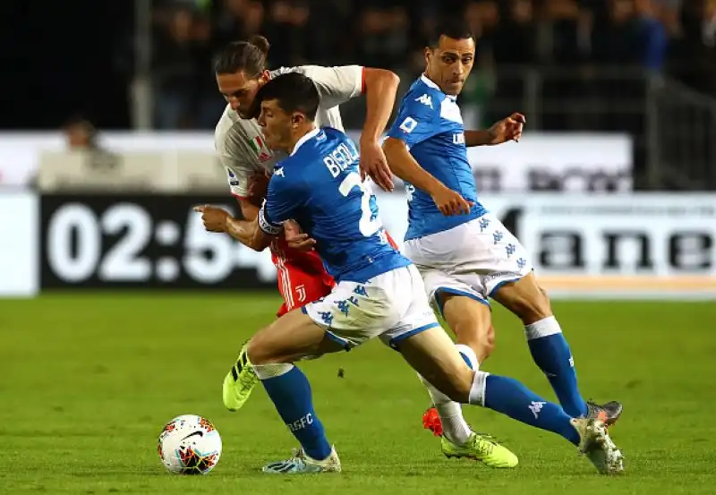 La Juventus ha superato per 2-1 in rimonta il Brescia nell'anticipo della quinta giornata di serie A giocato allo stadio Rigamonti.