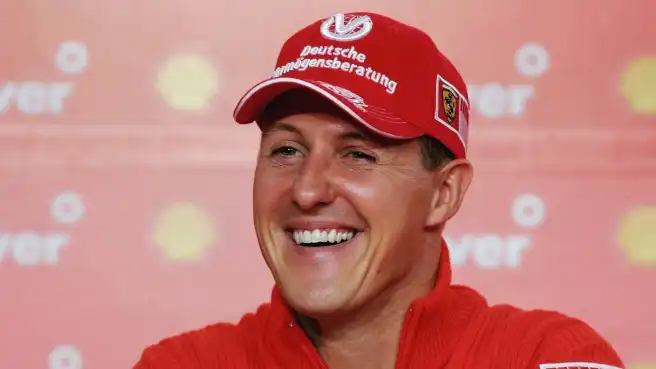 La Ferrari celebra Michael Schumacher in modo polemico