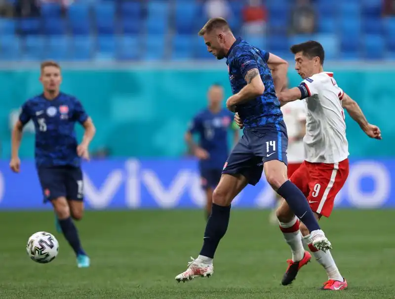 Skriniar ha segnato tre gol nelle sue ultime quattro presenze con la maglia della Slovacchia