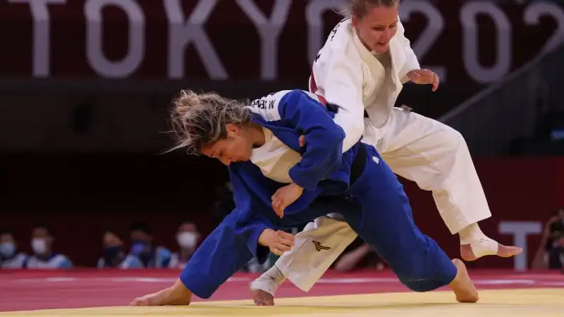 Decima medaglia per l'Italia, la quinta di bronzo. Maria Centracchio sale sul gradino più basso del podio nel judo (-63 kg)