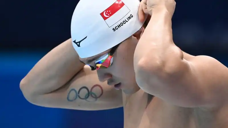 Cinque Cerchi a colori per il nuotatore di Singapore Joseph Schooling, oro nei 100m farfalla a Rio 2016