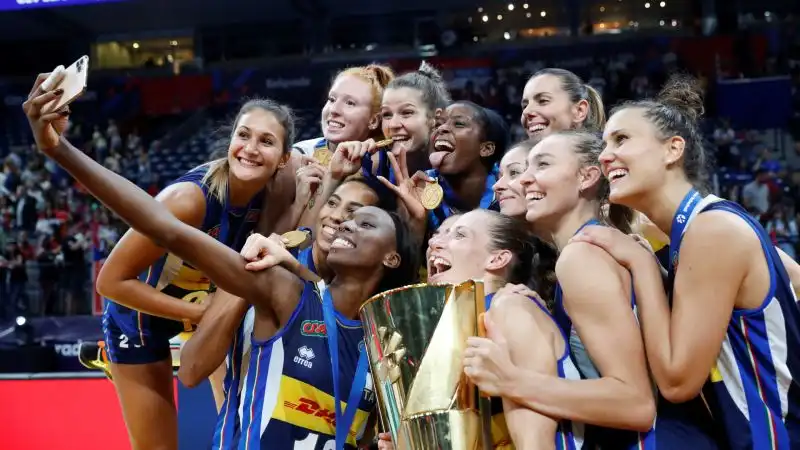 La nazionale azzurra di pallavolo femminile conquista il titolo di campione d'Europa