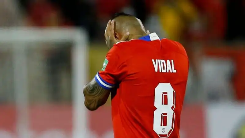 Il match di Vidal è durato un quarto d'ora