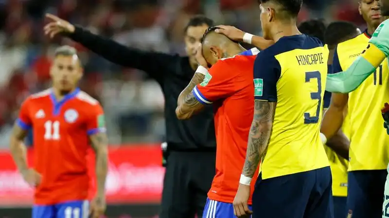 Il Cile, che era già sotto nel risultato, ha poi perso 0-2