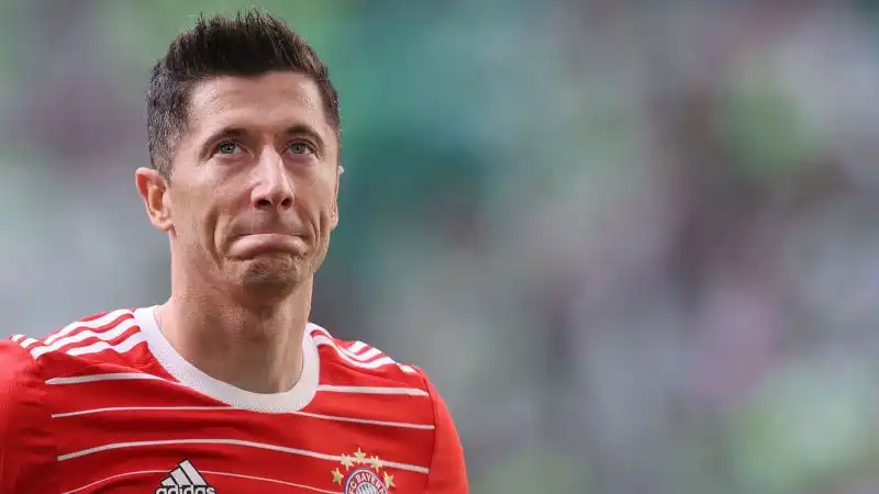Robert Lewandowski ha salutato in lacrime il Bayern Monaco
