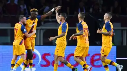 Tammy Abraham incanta, la Roma vince a Torino: è Europa League