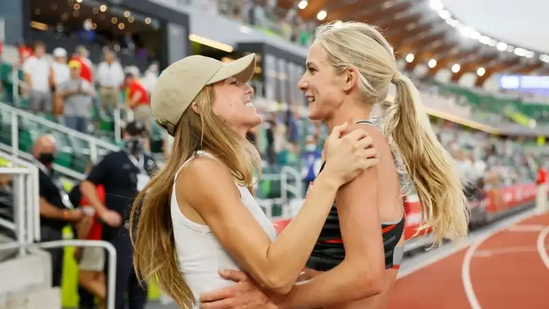 Molto amica di Emma Coburn, bronzo nei 3000 siepi a Rio 2016