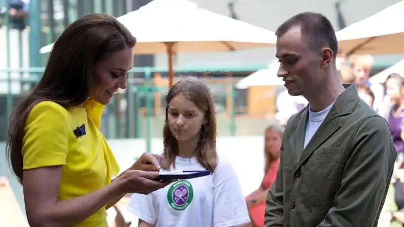 Anche sabato Kate Middleton era a Wimbledon