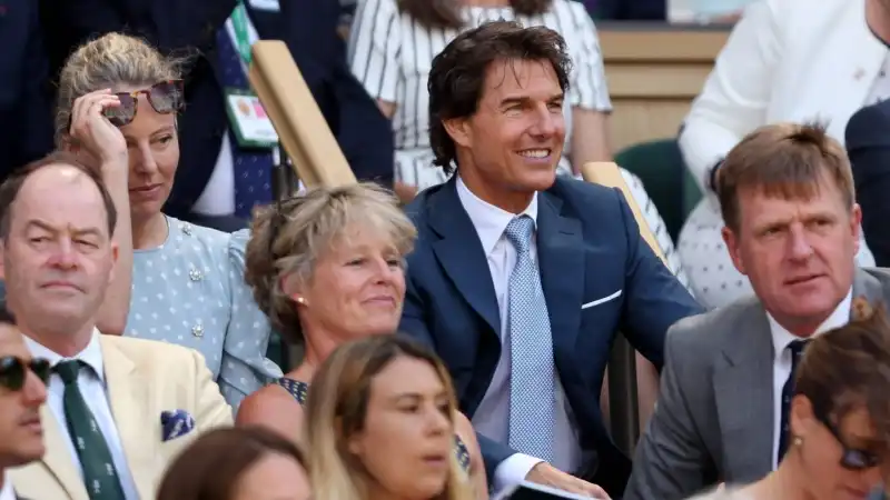 Il già citato Tom Cruise non ha voluto mancare neanche alla finale femminile