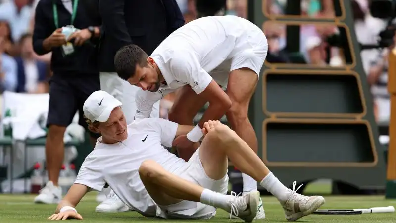 Gran gesto di Novak Djokovic
