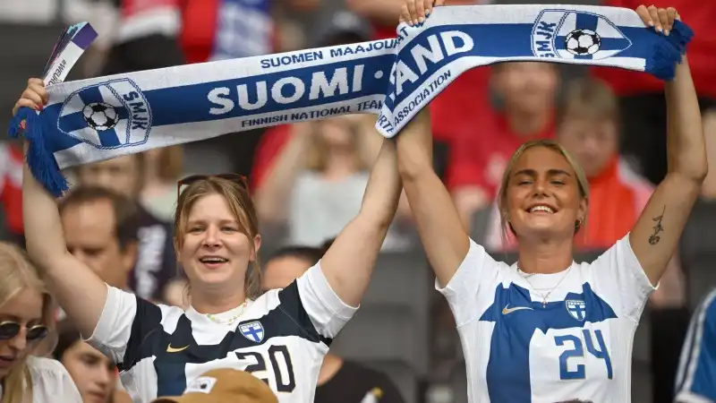 Grande supporto per la Nazionale finlandese agli Europei 2022 di calcio femminile